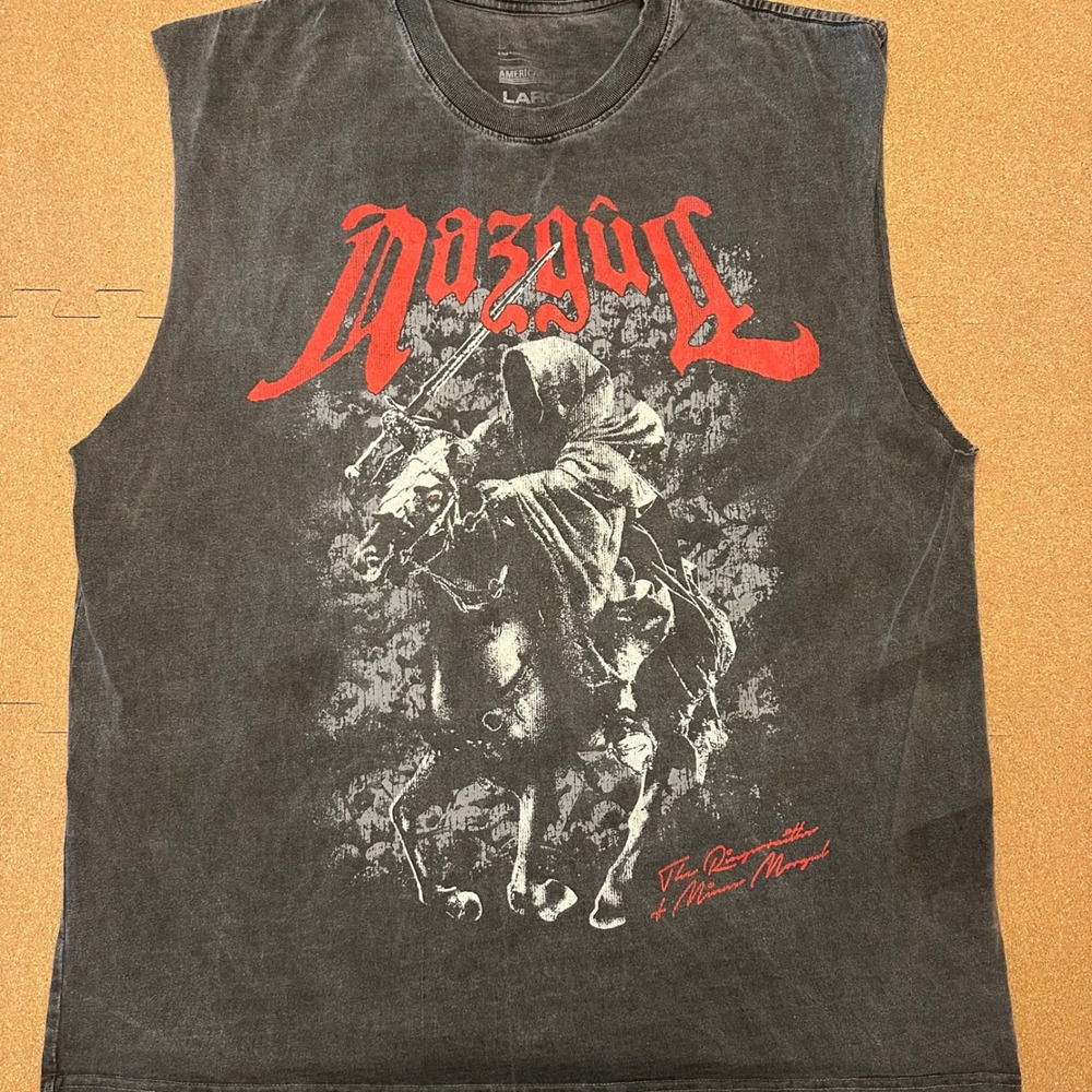 American Classics Nazgul Tank Top Mens Large Grey LOTR Minas Morgul Muscle Tee
